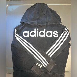 Kids Unisex Adidas Hooded Sweatshirt Size Medium 10/12